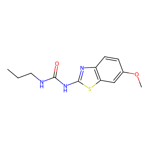 1-(6-Methoxybenzo[d]thiazol-2-yl)-3-propylurea structure