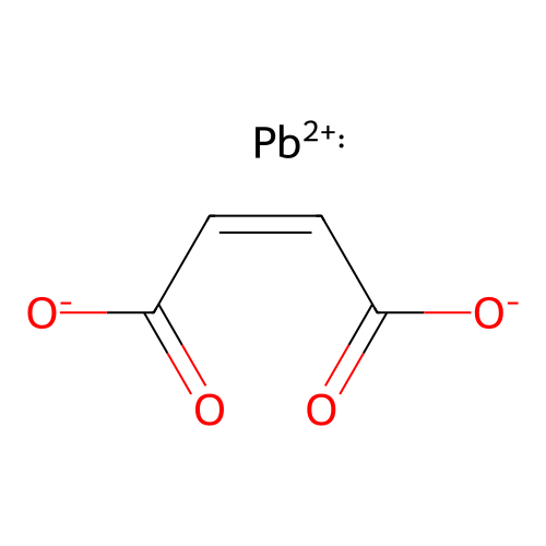 2-Butenedioic acid (2Z)-, lead(2+) salt, basic structure