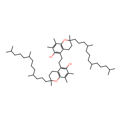 alpha-Tocopherol dimeric deriv. structure