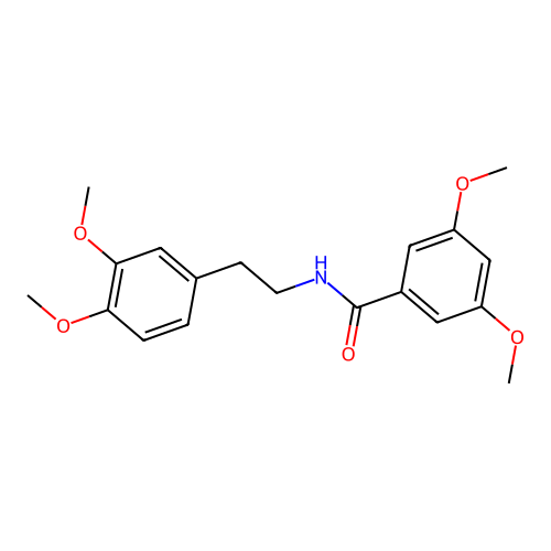 N-[2-(3,4-dimethoxyphenyl)ethyl]-3,5-dimethoxybenzamide structure