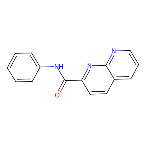 N-phenyl-1,8-naphthyridine-2-carboxamide structure