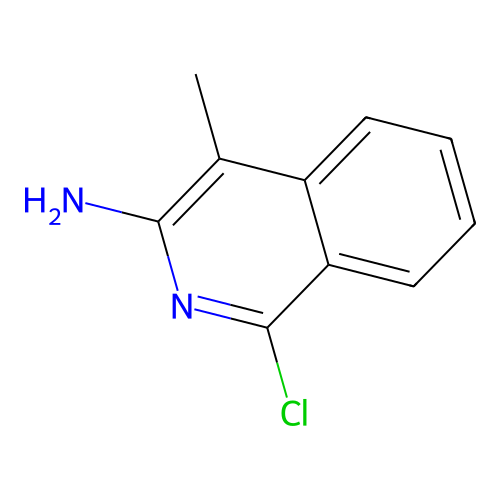 3-Amino-1-chloro-4-methylisoquinoline structure