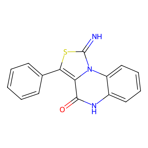 1-Imino-3-phenyl[1,3]thiazolo[3,4-a]quinoxalin-4-ol structure