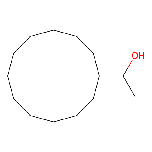 1-Cyclododecylethanol structure