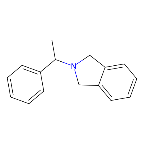 2-(1-Phenylethyl)-1,3-dihydroisoindole structure