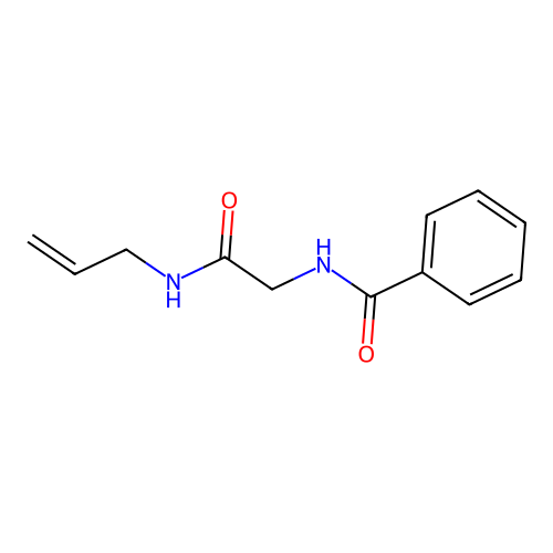 N-[2-oxo-2-(prop-2-enylamino)ethyl]benzamide structure