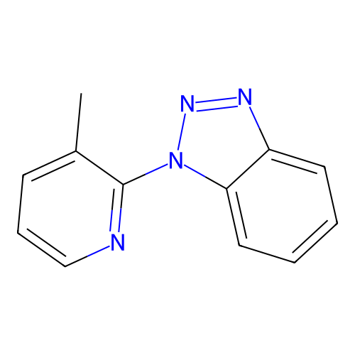 1-(3-Methyl-2-pyridinyl)benzotriazole structure