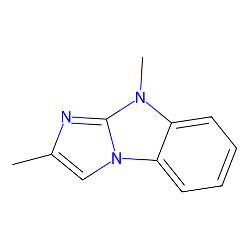 2,4-Dimethylimidazo[1,2-a]benzimidazole structure