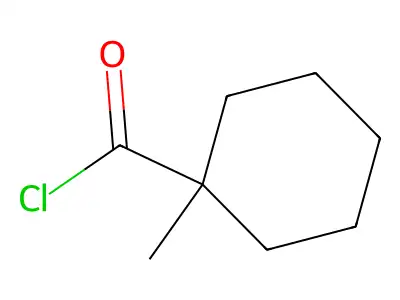 1-Methylcyclohexanecarbonyl chloride structure