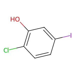 2-Chloro-5-iodophenol structure