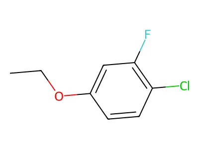 4-Chloro-3-fluorophenetole structure