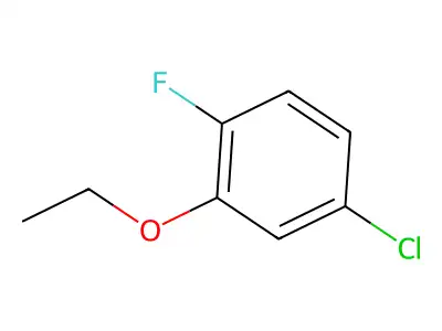 4-Chloro-2-ethoxy-1-fluorobenzene structure