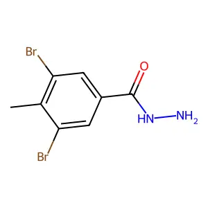3,5-Dibromo-4-methylbenzohydrazide structure