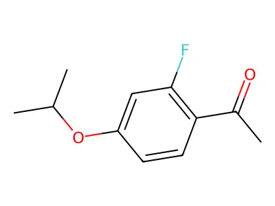 2'-Fluoro-4'-isopropoxyacetophenone structure