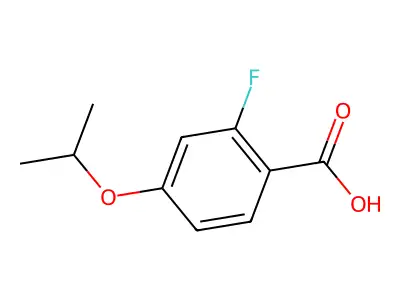 2-Fluoro-4-isopropoxybenzoic acid structure