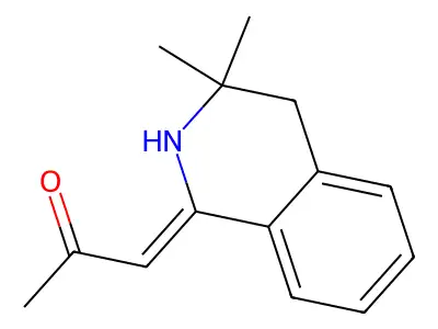 (1Z)-1-(3,4-Dihydro-3,3-dimethyl-1(2H)-isoquinolinylidene)-2-propanone structure