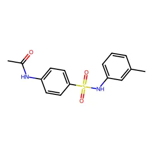 N-{4-[(3-methylphenyl)sulfamoyl]phenyl}acetamide structure