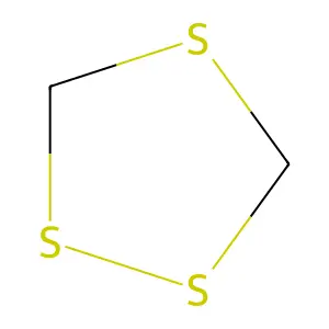 1,2,4-三硫杂环戊烷 structure