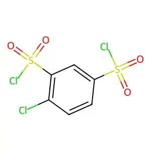 4-Chlorobenzene-1,3-disulphonyl dichloride structure