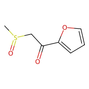 Ethanone, 1-(2-furanyl)-2-(methylsulfinyl)- structure