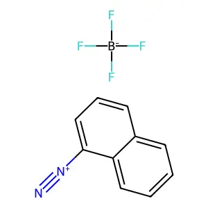 1-Naphthalenediazonium, tetrafluoroborate(1-) (1:1) structure