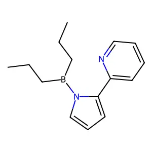 Dipropyl-(2-pyridin-2-ylpyrrol-1-yl)borane structure