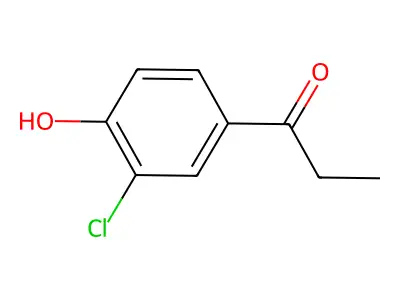 1-(3-Chloro-4-hydroxyphenyl)propan-1-one structure