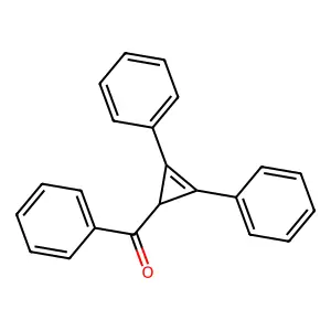 (2,3-Diphenylcycloprop-2-en-1-yl)-phenylmethanone structure