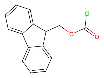 氯甲酸-9-芴甲酯 structure