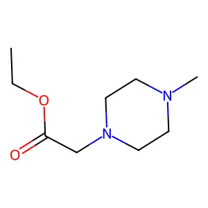 1-Piperazineacetic acid, 4-methyl-, ethyl ester structure