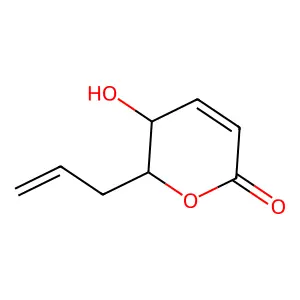 6-Allyl-5,6-dihydro-5-hydroxypyran-2-one structure