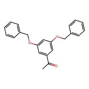 Ethanone, 1-(3,5-bis(phenylmethoxy)phenyl)- structure