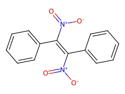 1,2-Dinitro-1,2-diphenylethene structure
