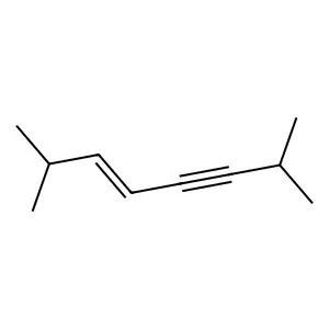 3-Octen-5-yne, 2,7-dimethyl-, (Z)- structure