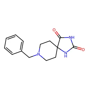 1,3,8-Triazaspiro(4.5)decane-2,4-dione, 8-(phenylmethyl)- structure