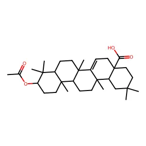 Aleuritolic acid, acetyl structure