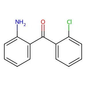 2-Amino-2'-chlorobenzophenone structure