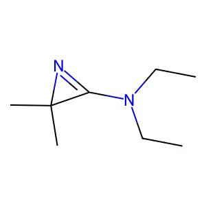 N,N-二乙基-2,2-二甲基-2H-氮丙因-3-胺 structure