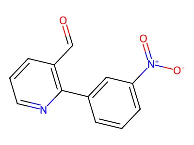 2-(3-Nitrophenyl)nicotinaldehyde structure