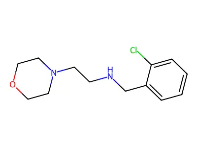 N-(2-chlorobenzyl)-2-(morpholin-4-yl)ethanamine structure