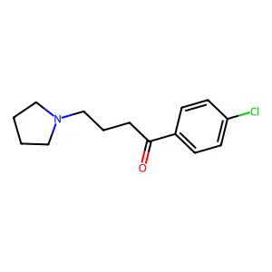 Butyrophenone, 4'-chloro-4-(pyrrolidinyl)- structure