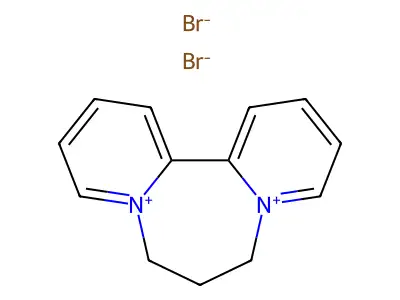 7,8-Dihydro-6H-Dipyrido[1,2-a:2',1'-c][1,4]diazepinediium dibromide structure