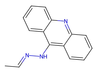 N-(亚乙基氨基)吖啶-9-胺 structure