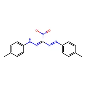 3-nitro-1,5-di-p-tolylformazan structure