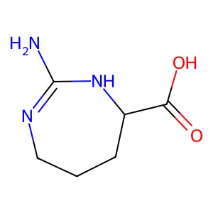 1H-1,3-Diazepine-4-carboxylic acid, hexahydro-2-imino-, (+)- structure