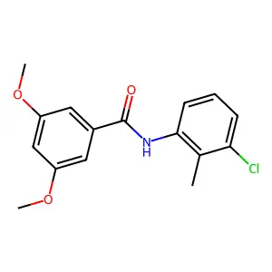 N-(3-chloro-2-methylphenyl)-3,5-dimethoxybenzamide structure
