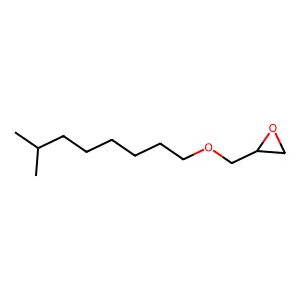 ((Isononyloxy)methyl)oxirane structure