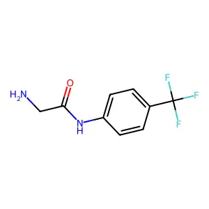 2-amino-N-[4-(trifluoromethyl)phenyl]acetamide structure