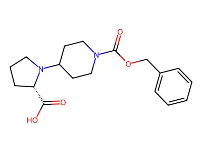 L-N-(4-N-Cbz-piperidino)proline structure