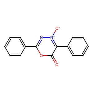 4-Oxo-2,5-diphenyl-6H-1,3,4lambda~5~-oxadiazin-6-one structure